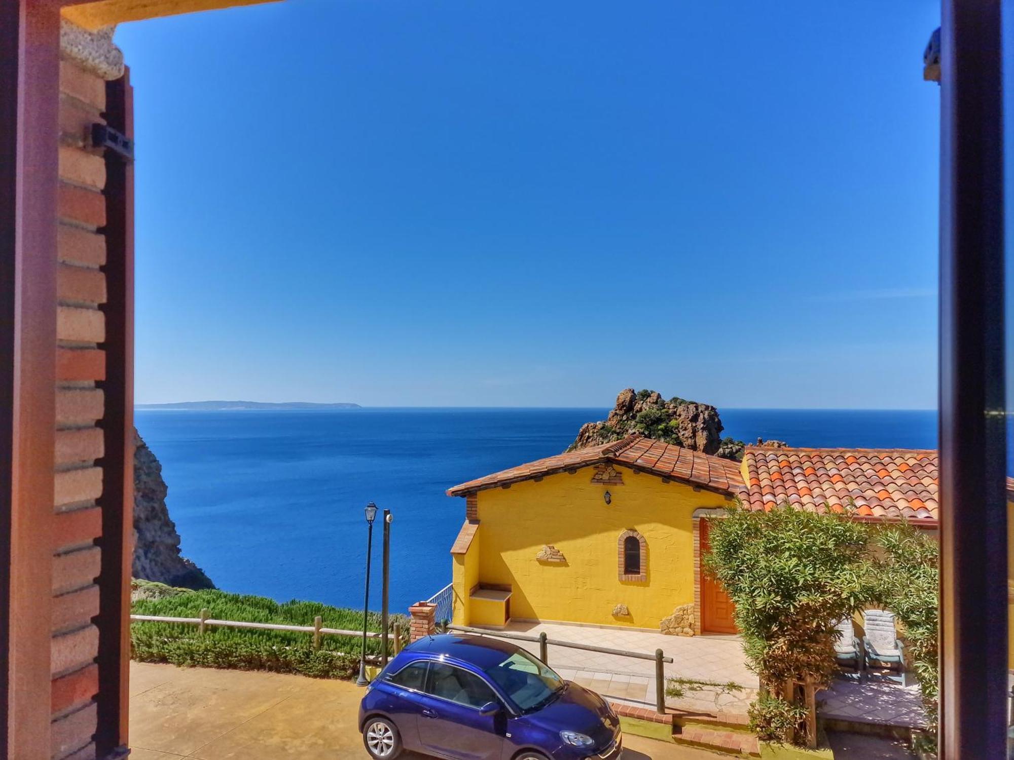 La Perla E Le Conchiglie Tanca Piras Vista Mare Villa Nebida Bagian luar foto