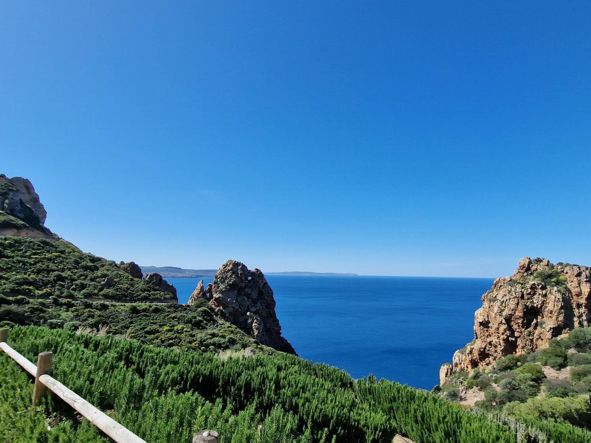 La Perla E Le Conchiglie Tanca Piras Vista Mare Villa Nebida Bagian luar foto