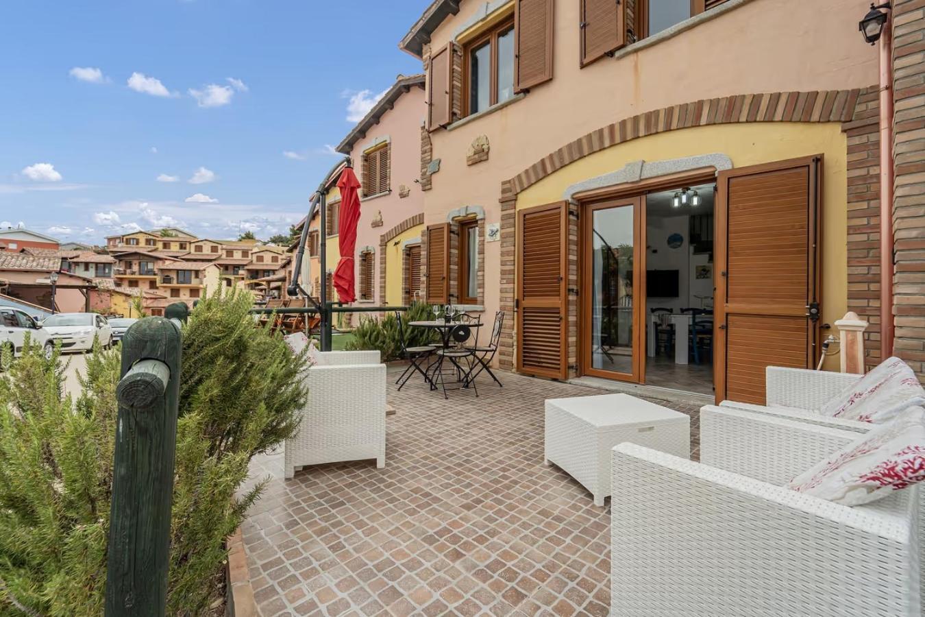 La Perla E Le Conchiglie Tanca Piras Vista Mare Villa Nebida Bagian luar foto