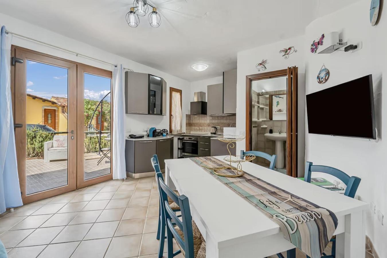 La Perla E Le Conchiglie Tanca Piras Vista Mare Villa Nebida Bagian luar foto